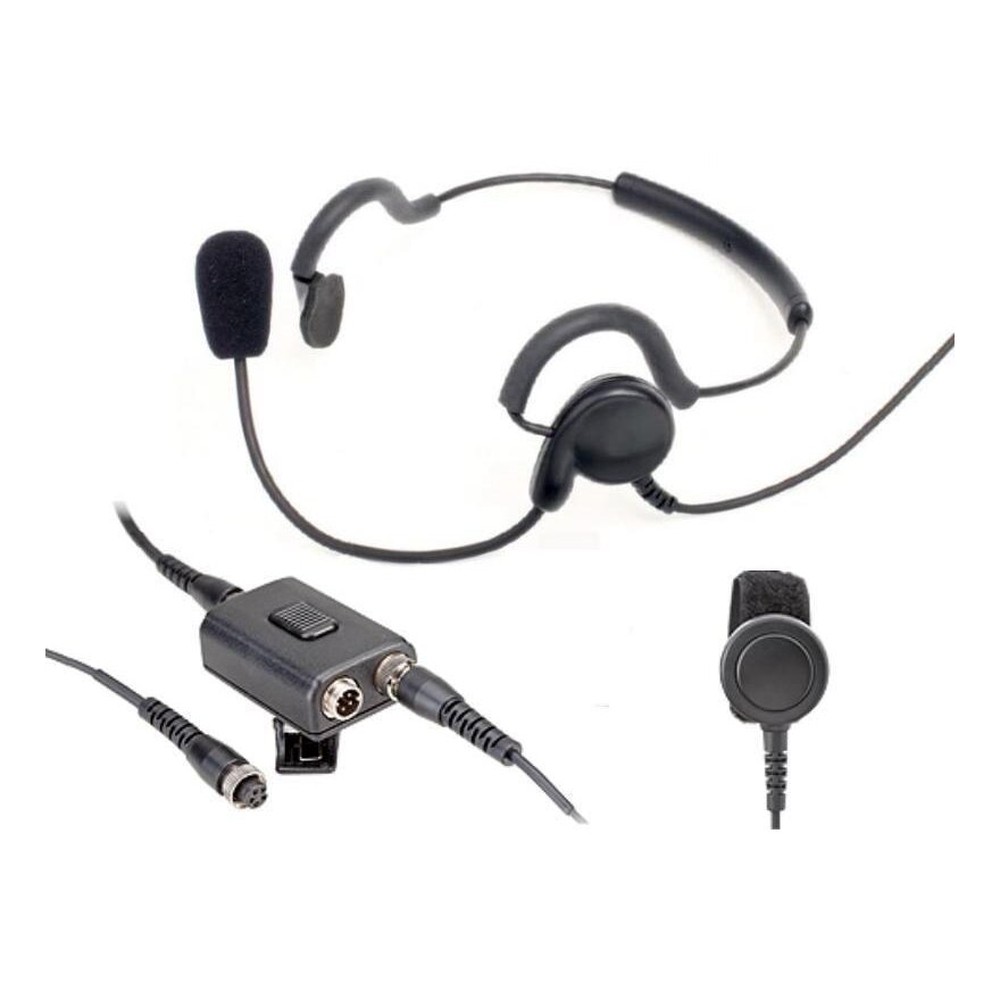 Profi Nackenbügel Headset robust mit Dual-PTT NBH23-DP2