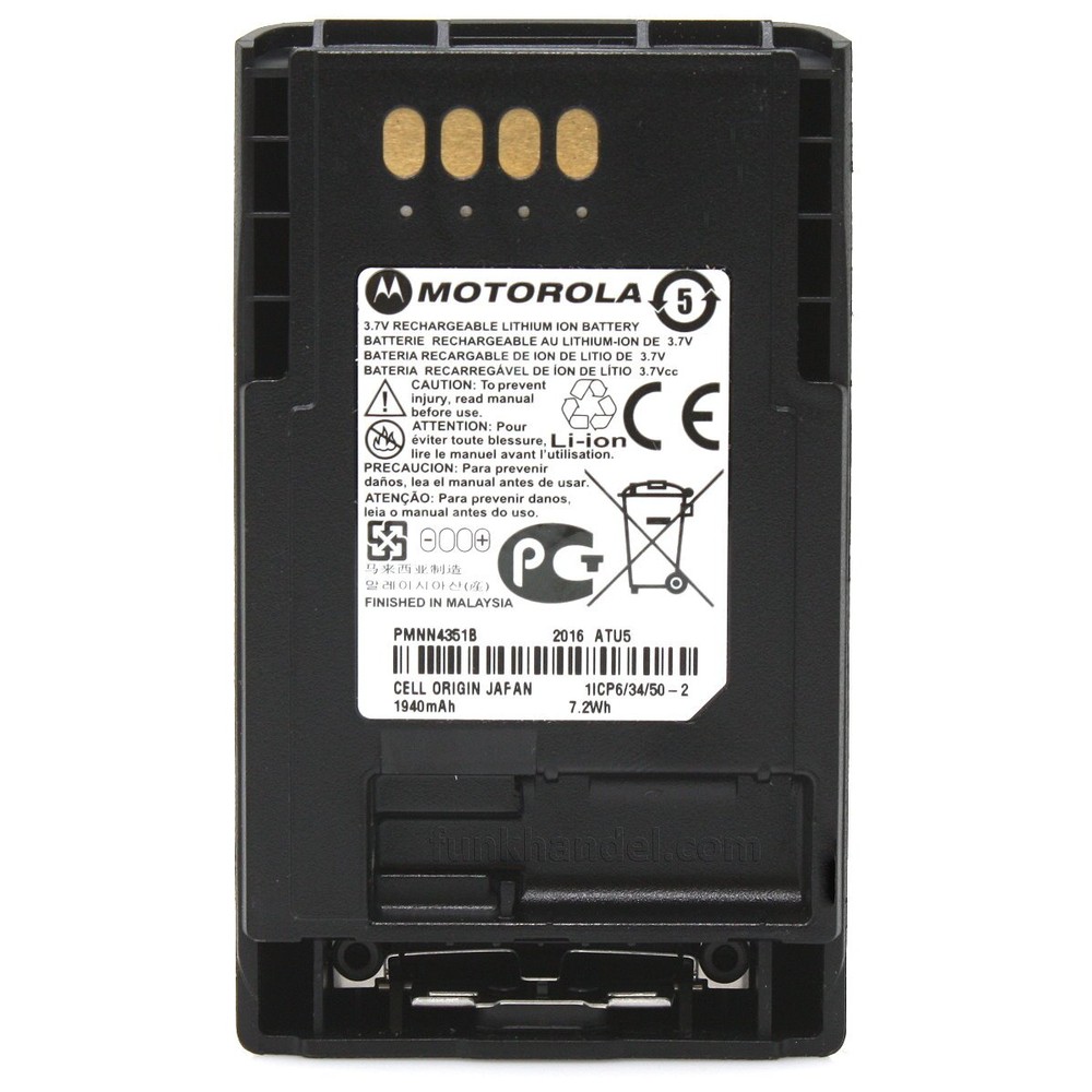 Motorola PMNN4351B Akku 1,8 AH Li-Ion